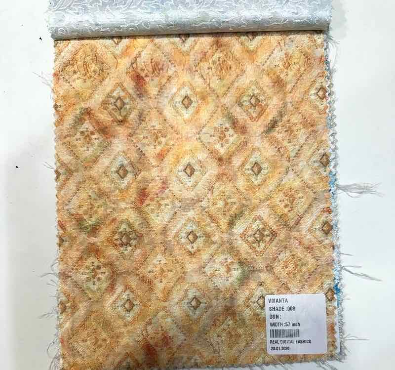 Digital Vivanta PC Blend fabric — R. Kunal Textiles Kalbadevi Mumbai