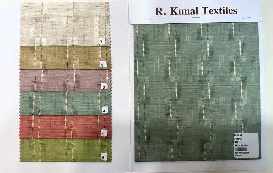 Muscat 58 inch Cotton Fabric — R. Kunal Textiles Kalbadevi Mumbai